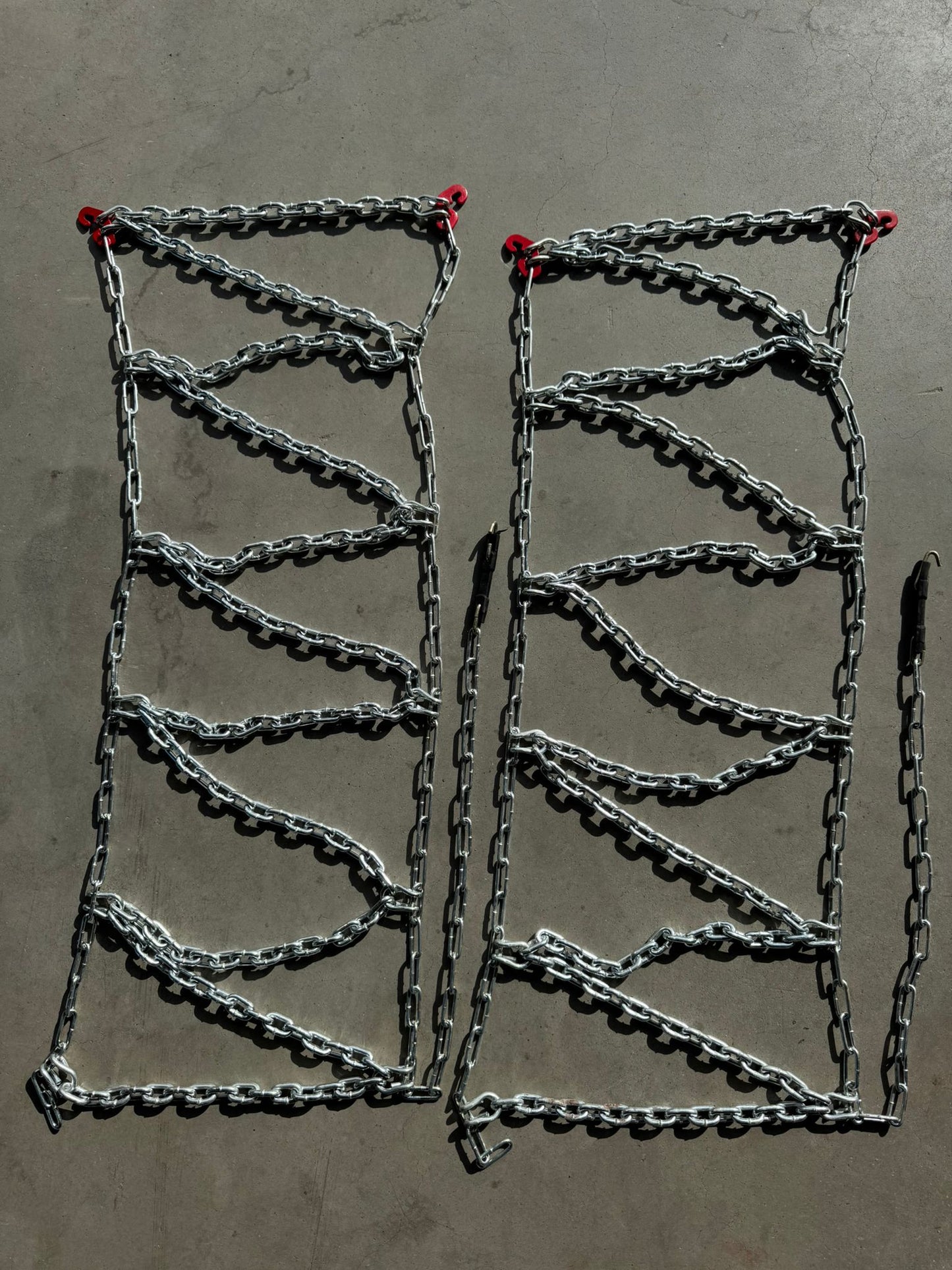 Satz Schrägspurschneeketten 17x8.00-8