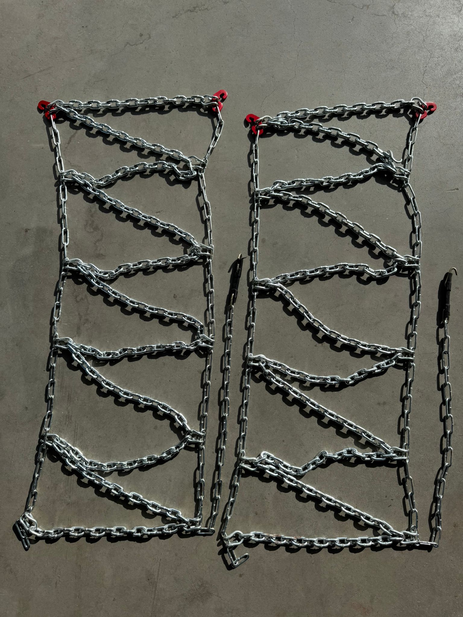 Satz Schrägspurschneeketten 17x8.00-8