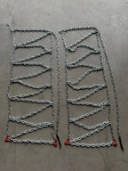 Satz Schrägspurschneeketten 18x8.50-8